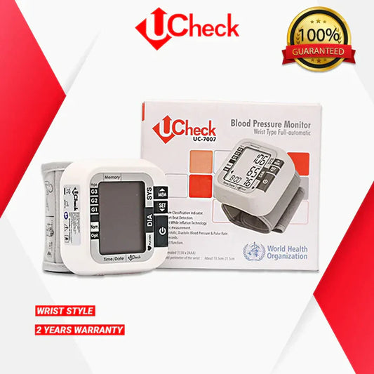 Ucheck Blood Pressure Monitor UC 7007 Wrist