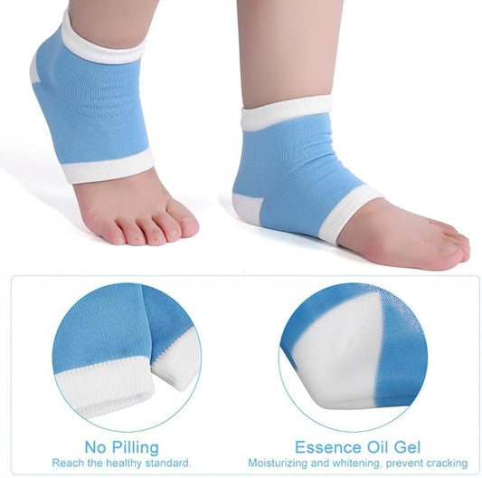 Gel Heel Socks OM9-014 – Comfortable & Pain-Relieving Foot Support