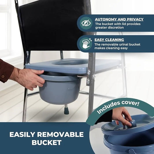 Commode Chair KY-893 – Sturdy, Comfortable & Portable Toilet Solution