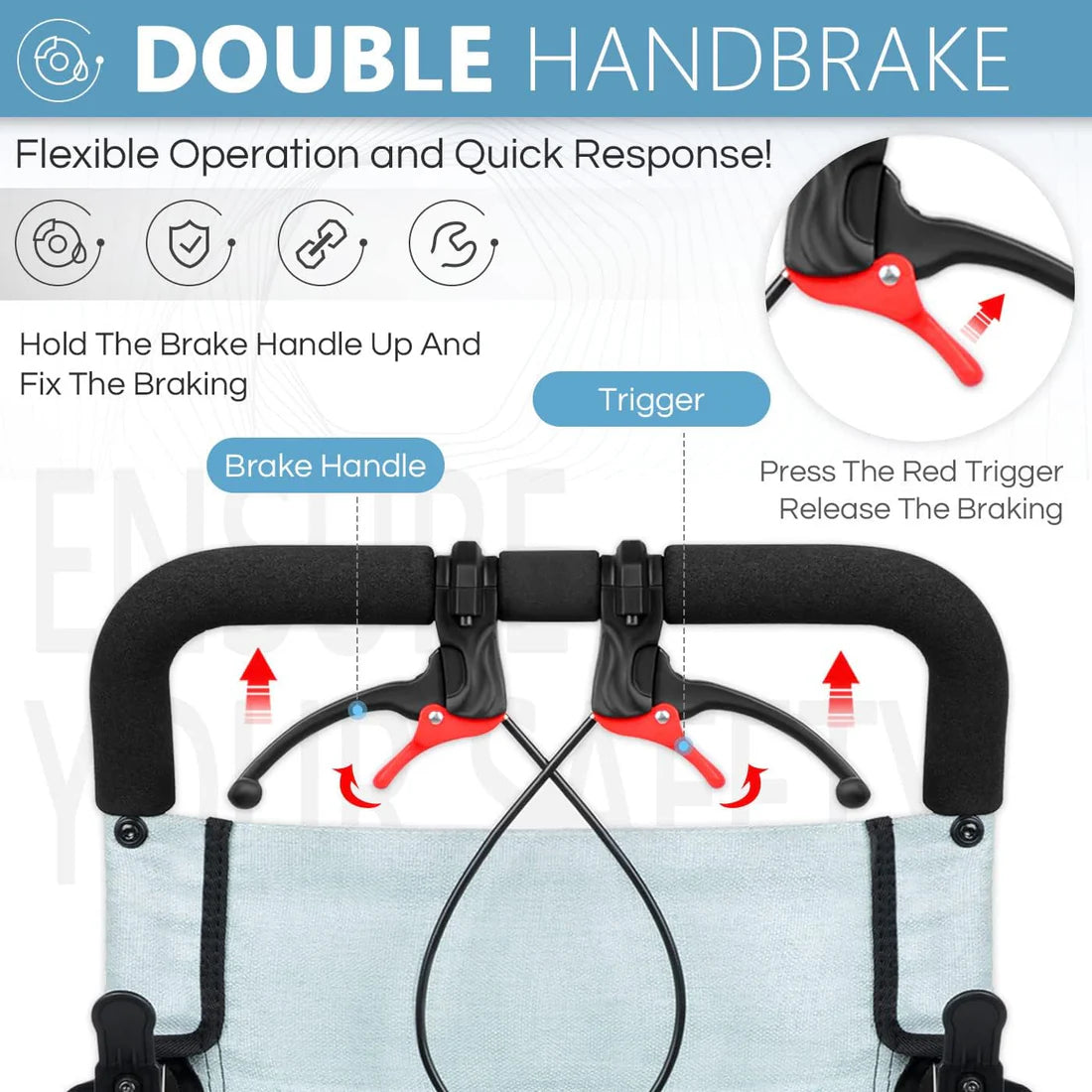 Foldable Lightweight Wheelchair LC-1411 – Durable & Portable Mobility Aid
