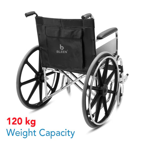 Wheelchair 809B-46 – High Quality Foldable Frame with Fibre Rim
