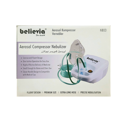 Believia Mini Nebulizer NB-03 – Portable & Effective Respiratory Therapy