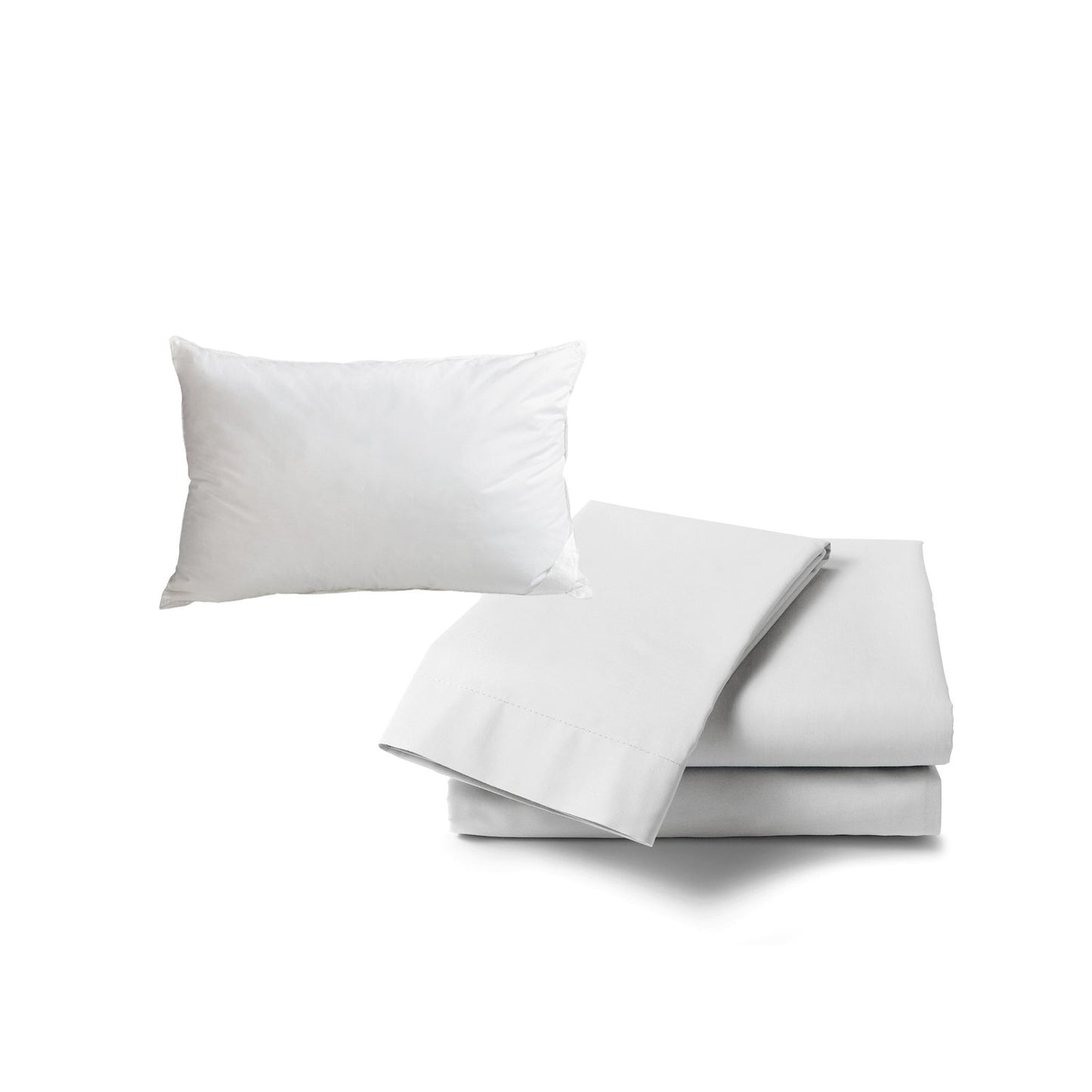 Hospital Bed Sheet with Pillow Cover – Durable Cotton Medical Bedding Set