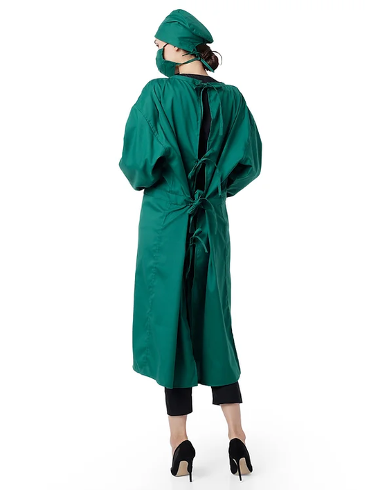 O.T Gown Green Male / Female – Surgical Gown for Doctors & Nurses