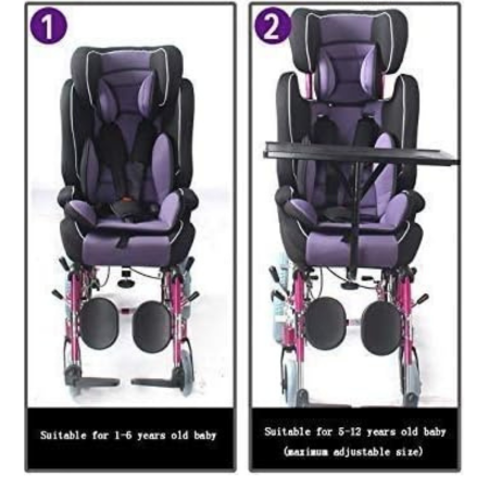 High Backrest Rehabilitation Wheelchair for Children