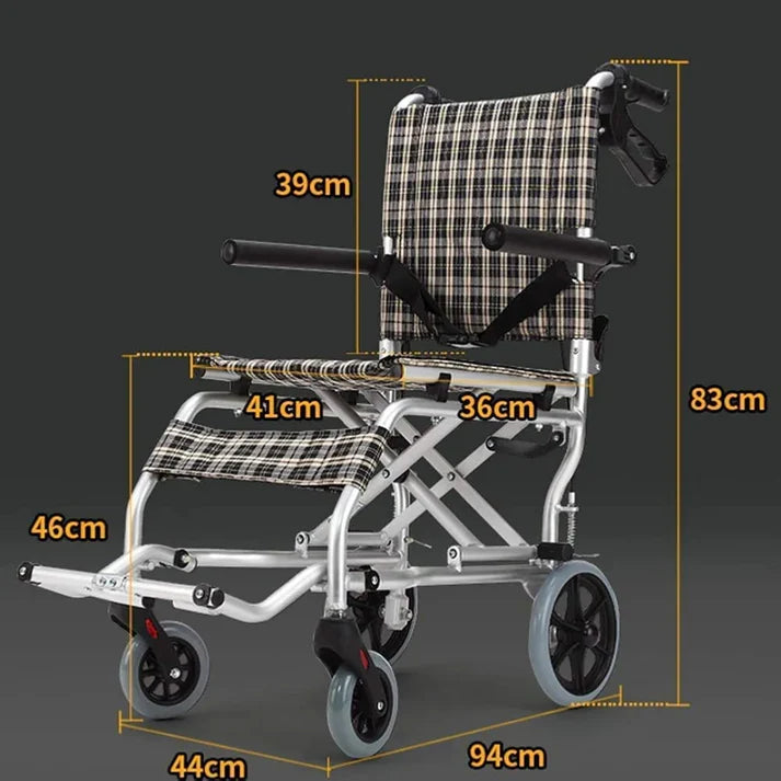 KY-9003-L – Lightweight Aluminum Wheelchair