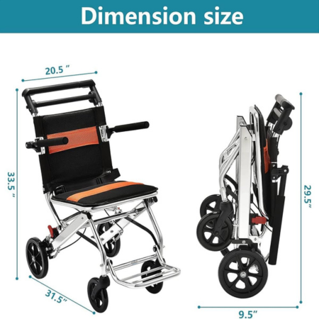 RE-800-L-A (T) – Portable Lightweight Wheelchair
