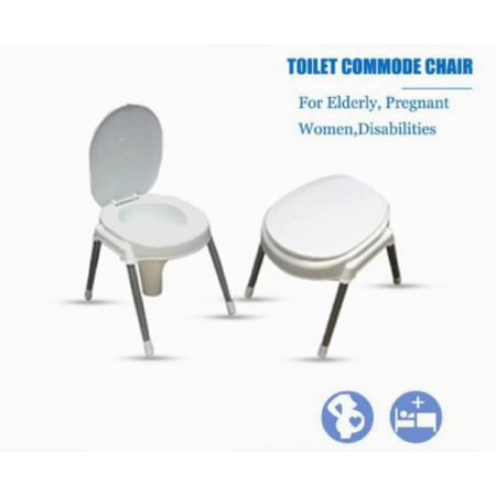 Portable Plastic Commode Chair – Durable & Comfortable Toilet Solution