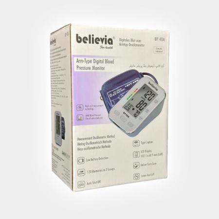 Believia BP-40A Arm-Type Digital Blood Pressure Monitor
