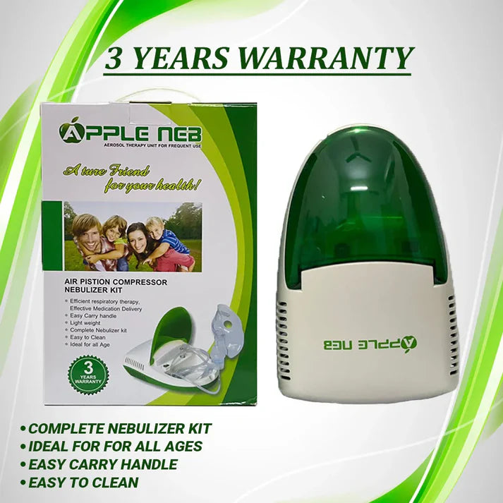 Apple Neb Air Piston Compressor Nebulizer – Reliable & Efficient