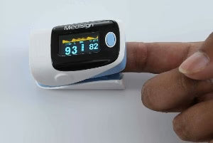 Medisign PO-8001 Fingertip Pulse Oximeter – Accurate Oxygen & Pulse Rate Monitor