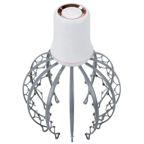 Electric Octopus Head Massager – 12-Claw Scalp Vibrating Massager with 3 Modes for Migraine & Relaxation