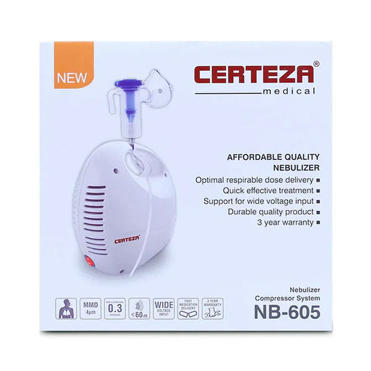 Certeza Compressor Nebulizer NB-605 – Reliable & Efficient Nebulization Machine