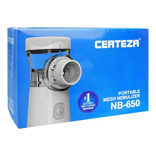 Certeza NB-650 Portable Mesh Nebulizer – Compact & Easy Use
