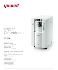 Yuwell 7F-5BW 5 Liter Oxygen Concentrator – Reliable Home & Clinical Oxygen Therapy
