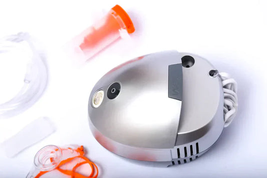 Atom Compressor Nebulizer – Home Use Respiratory Therapy with Free Accessories