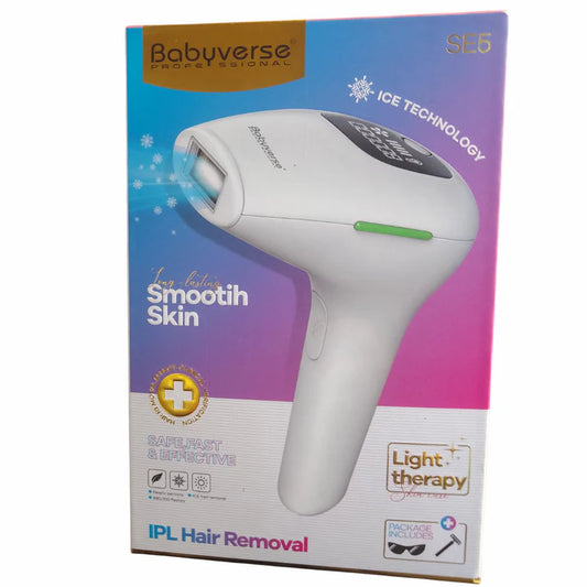 Babyverse SE5 IPL Hair Removal Device – Professional Pain-Free At-Home Hair Removal