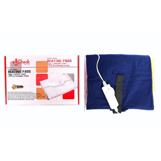 UCheck King Size Heating Pad – Electric Heat Pad for Back, Stomach & Neck Pain Relief