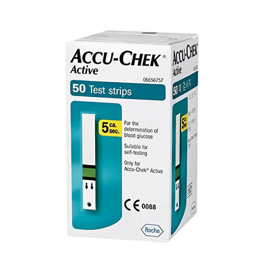 Accu-Chek Active Glucometer Test Strips (50 Strips)