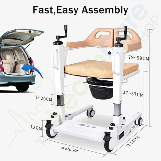 Transfer Commode Wheelchair 7600LQ-46