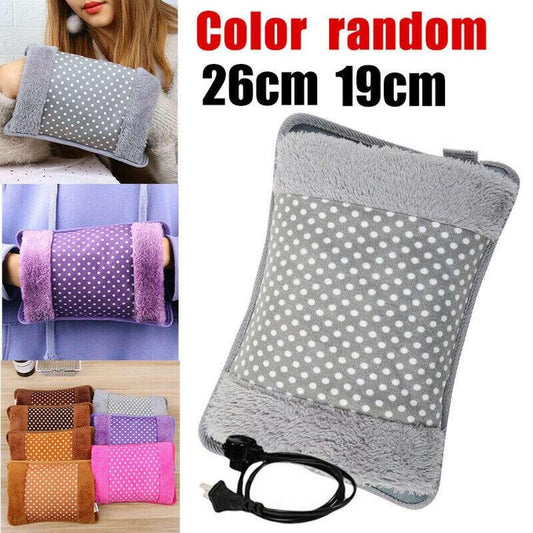 Electric Hot Water Bottle – Bed Hand Warmer & Massaging Heater Bag
