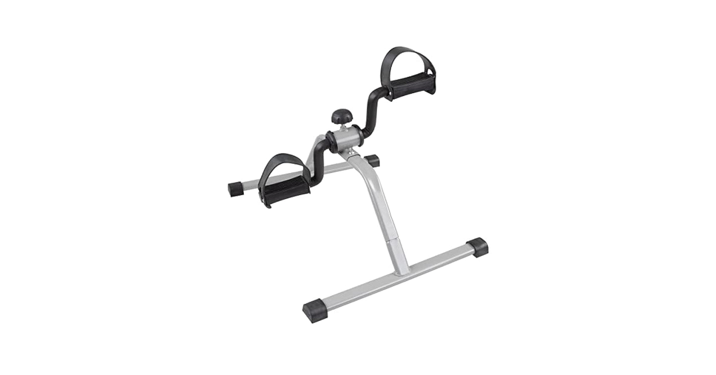 Under Desk Pedal Exerciser Bike – Compact Mini Exercise for Legs & Arms with Calorie Tracker