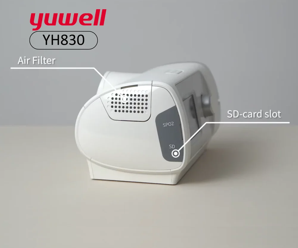 Yuwell Breathcare YH830 BiPAP – Non-Invasive Ventilator for Sleep & Respiratory Care