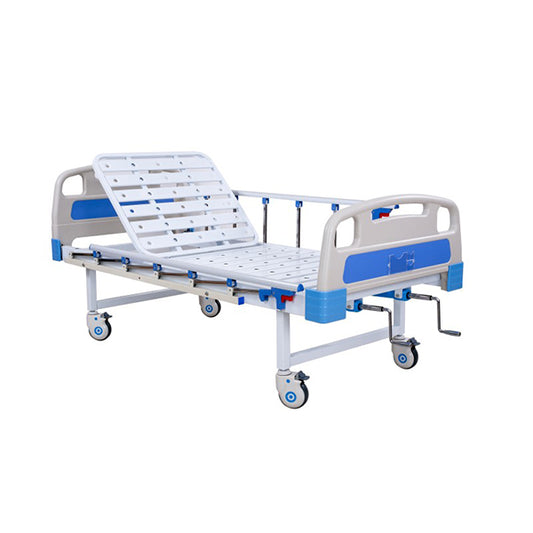 Two-Function Manual Hospital Bed – Adjustable Backrest & Legrest (Model YA-M2-6)