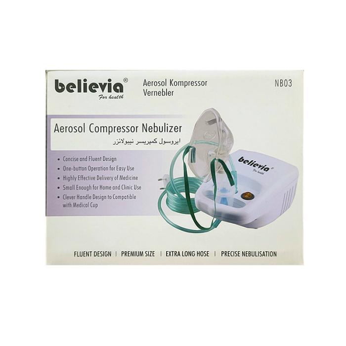 Believia Mini Nebulizer NB-03 – Portable & Effective Respiratory Therapy