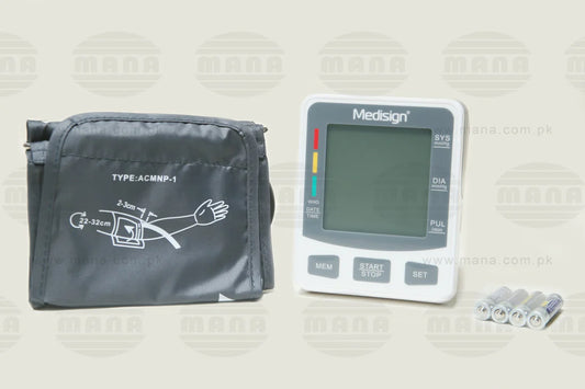 Medisign Digital Blood Pressure Monitor BPM 804 – Reliable & Easy-to-Use Health Monitoring Device