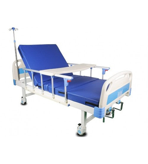 Two-Function Manual Hospital Bed – Adjustable Backrest & Legrest (Model YA-M2-6)