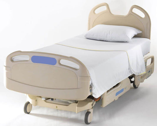 Hospital Bed Sheet with Pillow Cover – Durable Cotton Medical Bedding Set