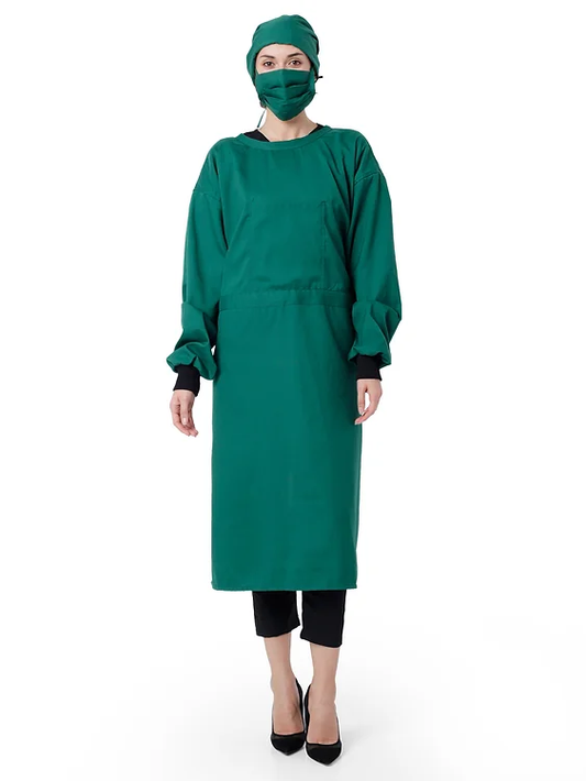 O.T Gown Green Male / Female – Surgical Gown for Doctors & Nurses