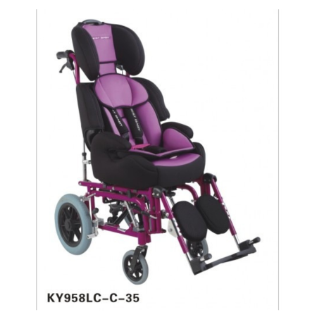 High Backrest Rehabilitation Wheelchair for Children