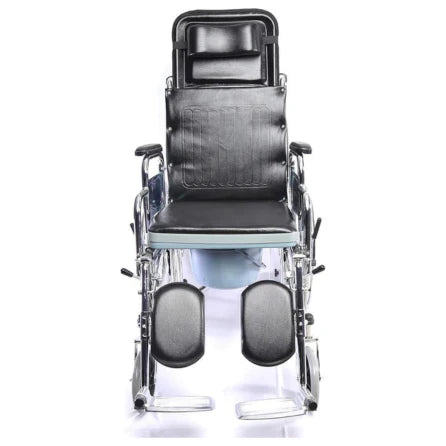 KY-609GC Reclining Wheelchair with Commode – Durable, Foldable & Comfortable