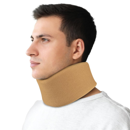 Hard Cervical Collar OM1-011 – Rigid Neck Support for Injury & Pain Relief