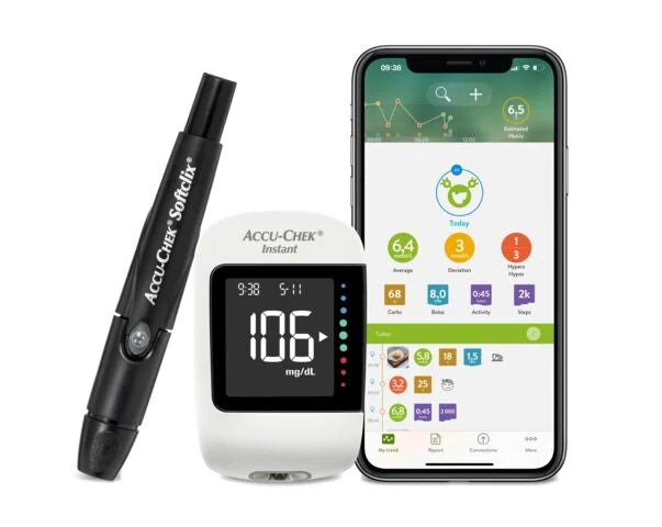 Accu-Chek Instant – Blood Glucose Monitor  Lifetime Warranty – Accurate & Easy Diabetes Management