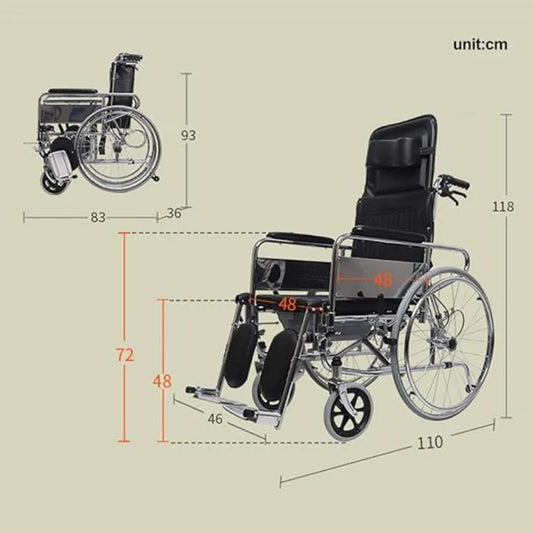 Wheelchair KY-608GC – Durable & Comfortable Mobility Aid