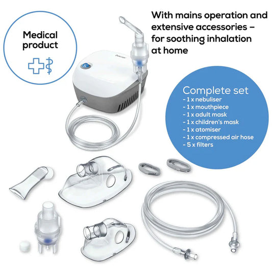 Beurer IH 18 Nebuliser – Reliable Compressor Nebulizer for Effective Inhalation Therapy