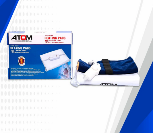 Electric Heating Pad with Fleece Cover – ATOM Pain Relief Therapy