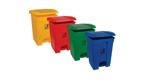 Waste Bin for Hospital 30Ltr – Medical Plastic Dustbin with Foot Pedal