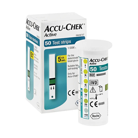 Accu-Chek Active Glucometer Test Strips (50 Strips)