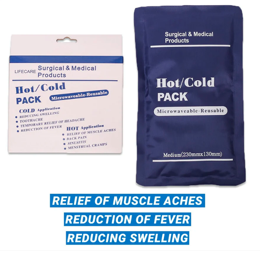 Hot and Cold Pack – Reusable Gel Therapy Pack for Pain Relief