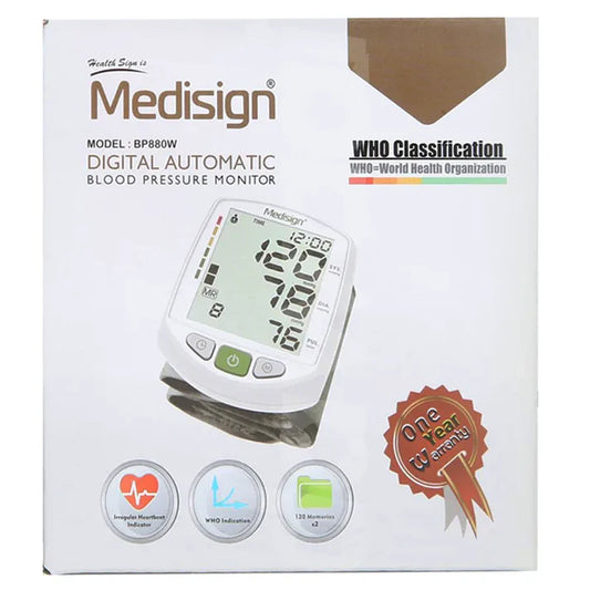 Medisign Digital Automatic Blood Pressure Monitor BP-880W – Accurate & Easy BP Tracking