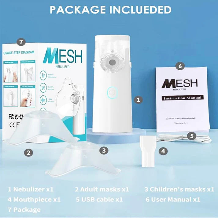 Mesh Nebulizer SY308 – Portable & Efficient Respiratory Machine