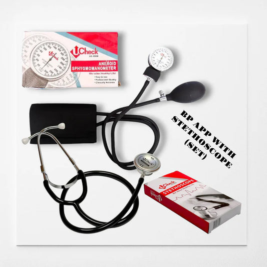 U-Check Aneroid BP Apparatus & Stethoscope Set
